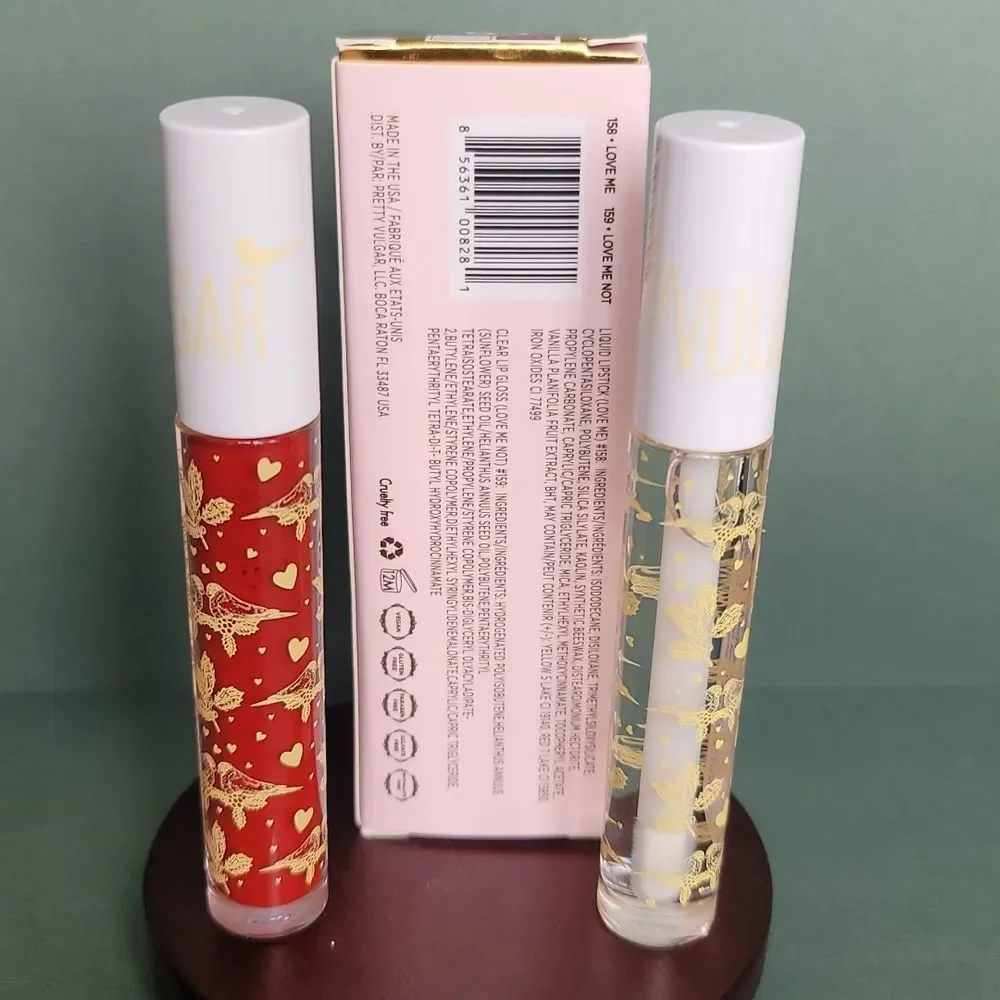 Pretty Vulgar Love Bird Duo - 158 Matte Liquid Lip & 159 Gloss